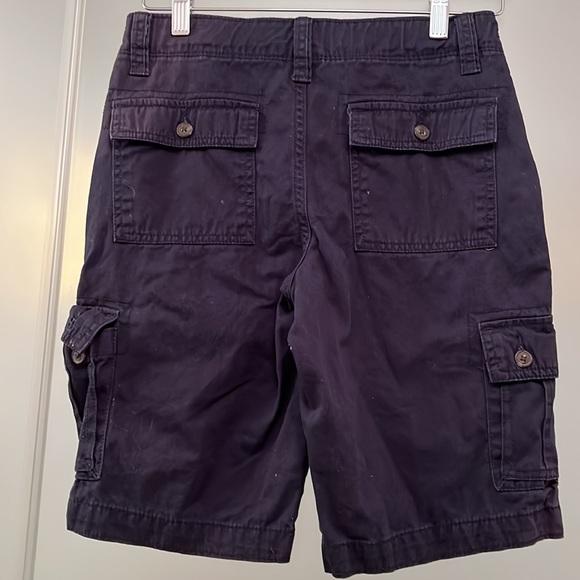 Arizona Boys Adjustable Waist Cargo Short, Navy Blue, 14, Good Condition - Picture 2 of 2